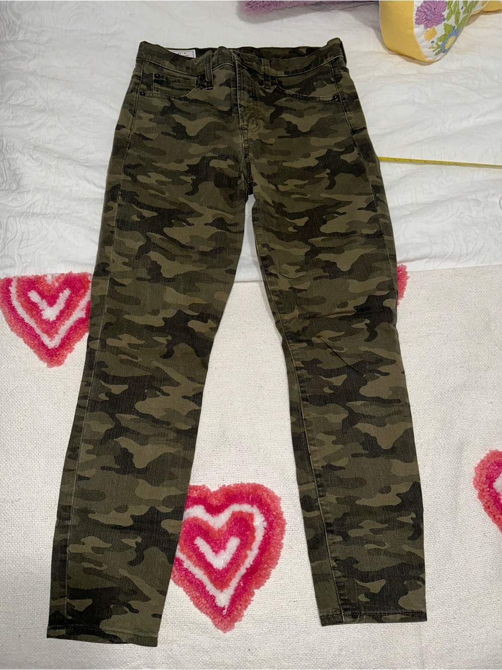 GAP Women’s Olive Green Camo True Skinny Jeans